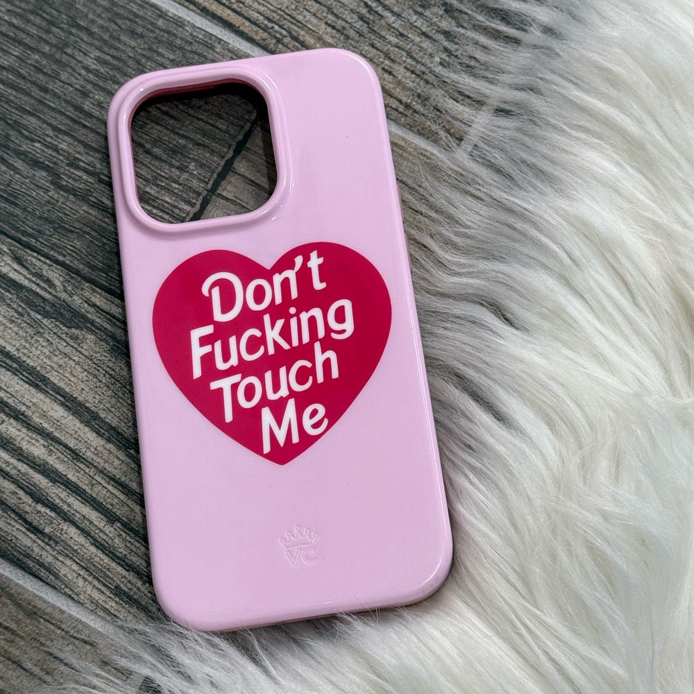 Velvet Caviar Don’t F Touch Me Case for Apple iPhone 14 Pro